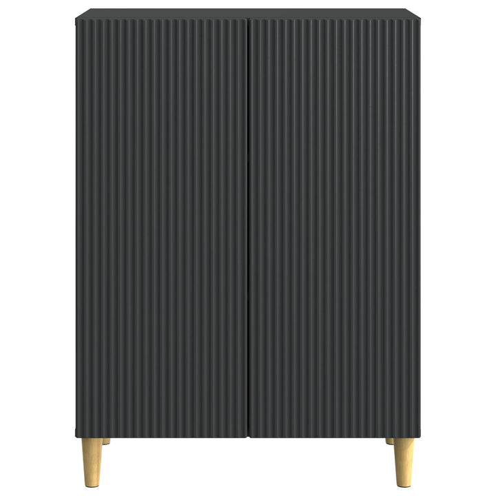 Sideboard Sort 66 x 34,5 x 90 cm Konstrueret træ