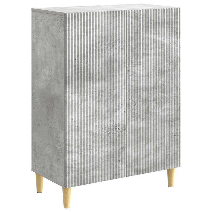 Sideboard Betongrå 66 x 34,5 x 90 cm Konstrueret træ