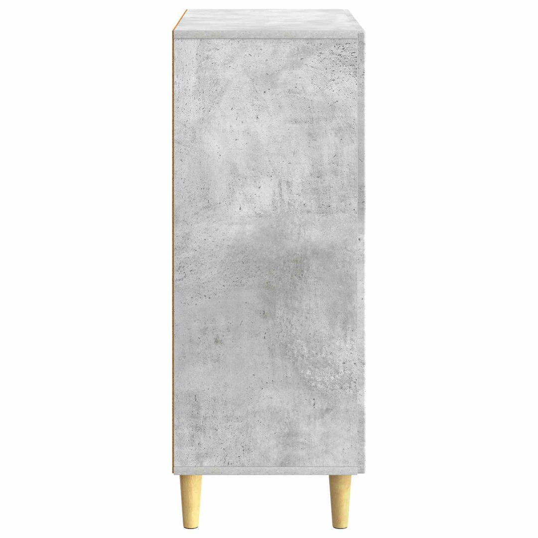 Sideboard Betongrå 66 x 34,5 x 90 cm Konstrueret træ