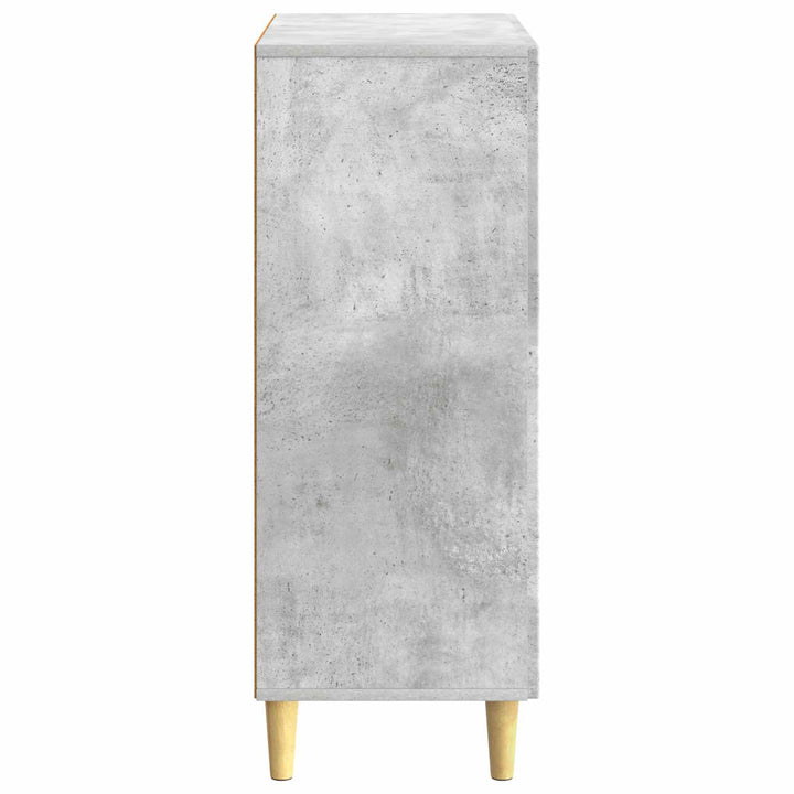 Sideboard Betongrå 66 x 34,5 x 90 cm Konstrueret træ