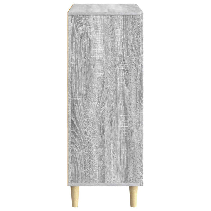 Sideboard Grå sonoma-eg 66 x 34,5 x 90 cm Konstrueret træ