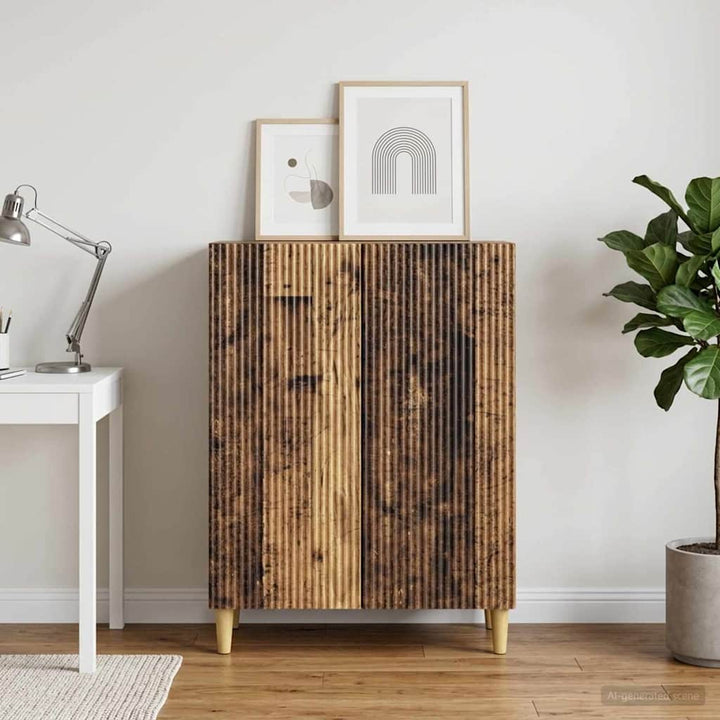 Sideboard Gammelt træ 66 x 34,5 x 90 cm Konstrueret træ