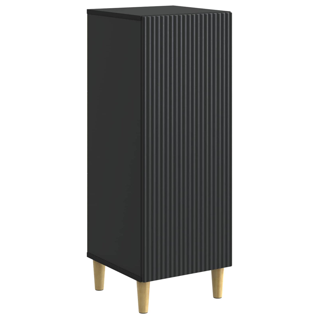 Sideboard Sort 33 x 34,5 x 90 cm Konstrueret træ