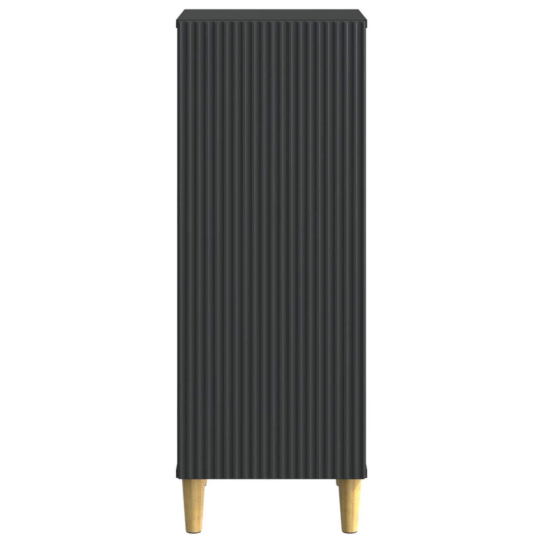 Sideboard Sort 33 x 34,5 x 90 cm Konstrueret træ