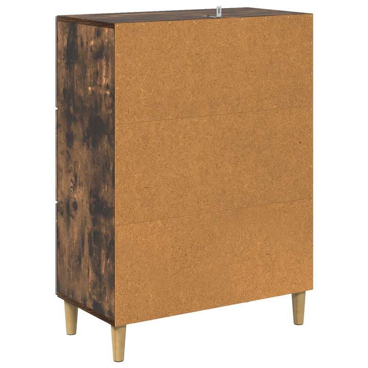Skuffeskab 66 x 34,5 x 90 cm Konstrueret træ Røget eg