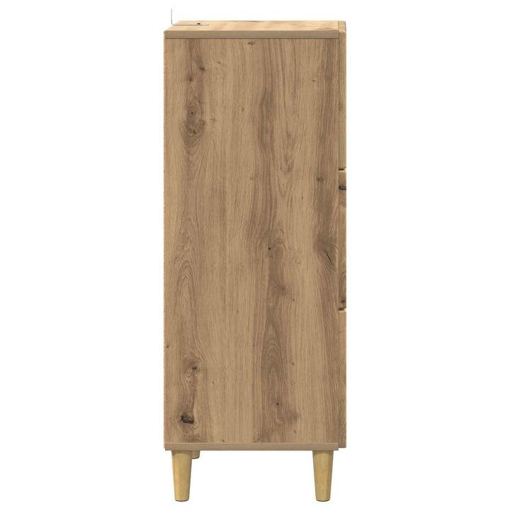 Skuffeskab 33 x 34,5 x 90 cm Konstrueret træ Artisan-eg