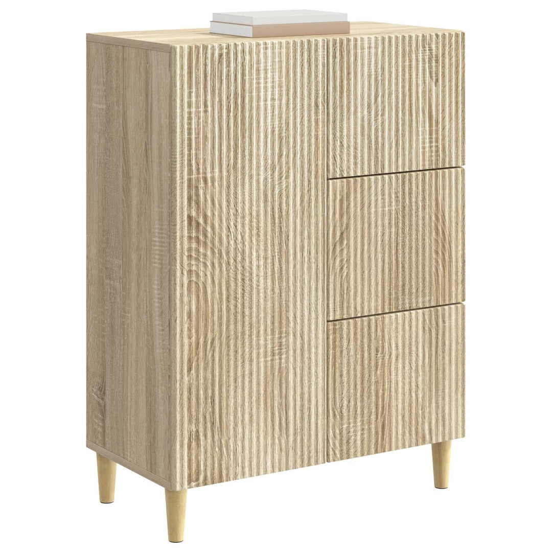 Sideboard Sonoma-eg 66 x 34,5 x 90 cm Konstrueret træ
