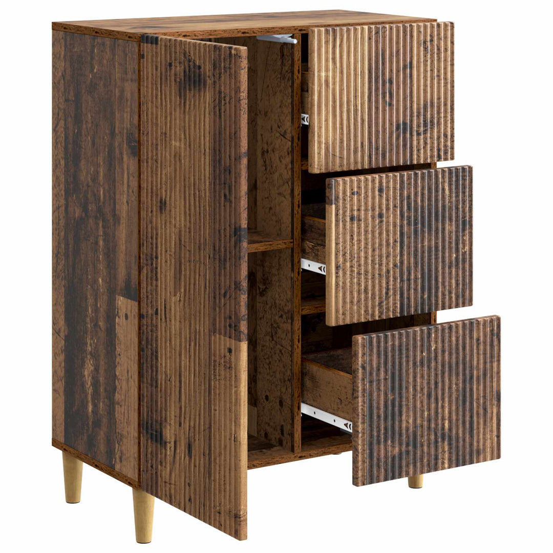 Sideboard Gammelt træ 66 x 34,5 x 90 cm Konstrueret træ