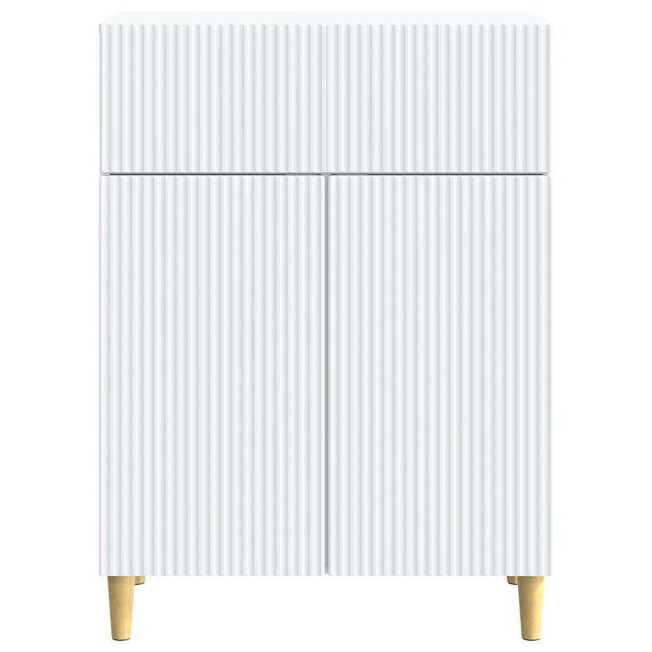 Sideboard Hvid 66 x 34,5 x 90 cm Konstrueret træ