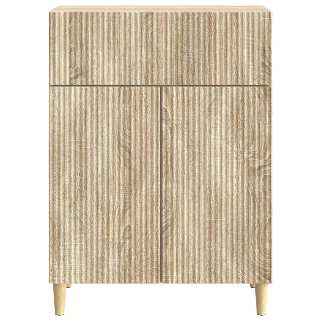 Sideboard Sonoma-eg 66 x 34,5 x 90 cm Konstrueret træ