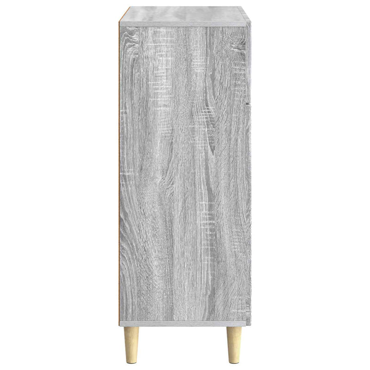 Sideboard Grå sonoma-eg 66 x 34,5 x 90 cm Konstrueret træ