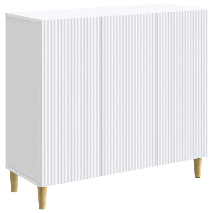 Sideboard Hvid 89 x 34,5 x 80 cm Konstrueret træ