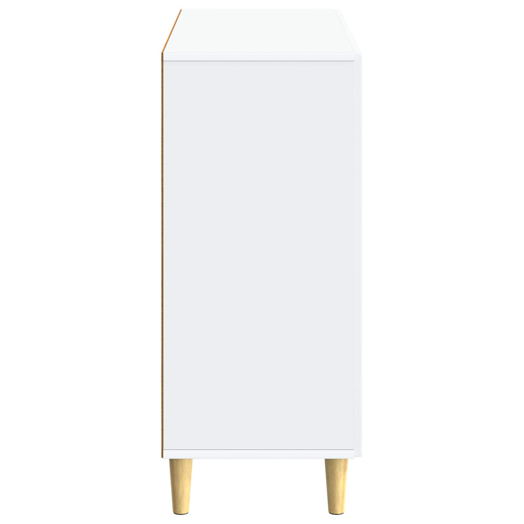 Sideboard Hvid 89 x 34,5 x 80 cm Konstrueret træ