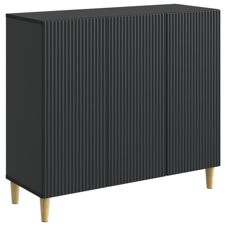 Sideboard Sort 89 x 34,5 x 80 cm Konstrueret træ