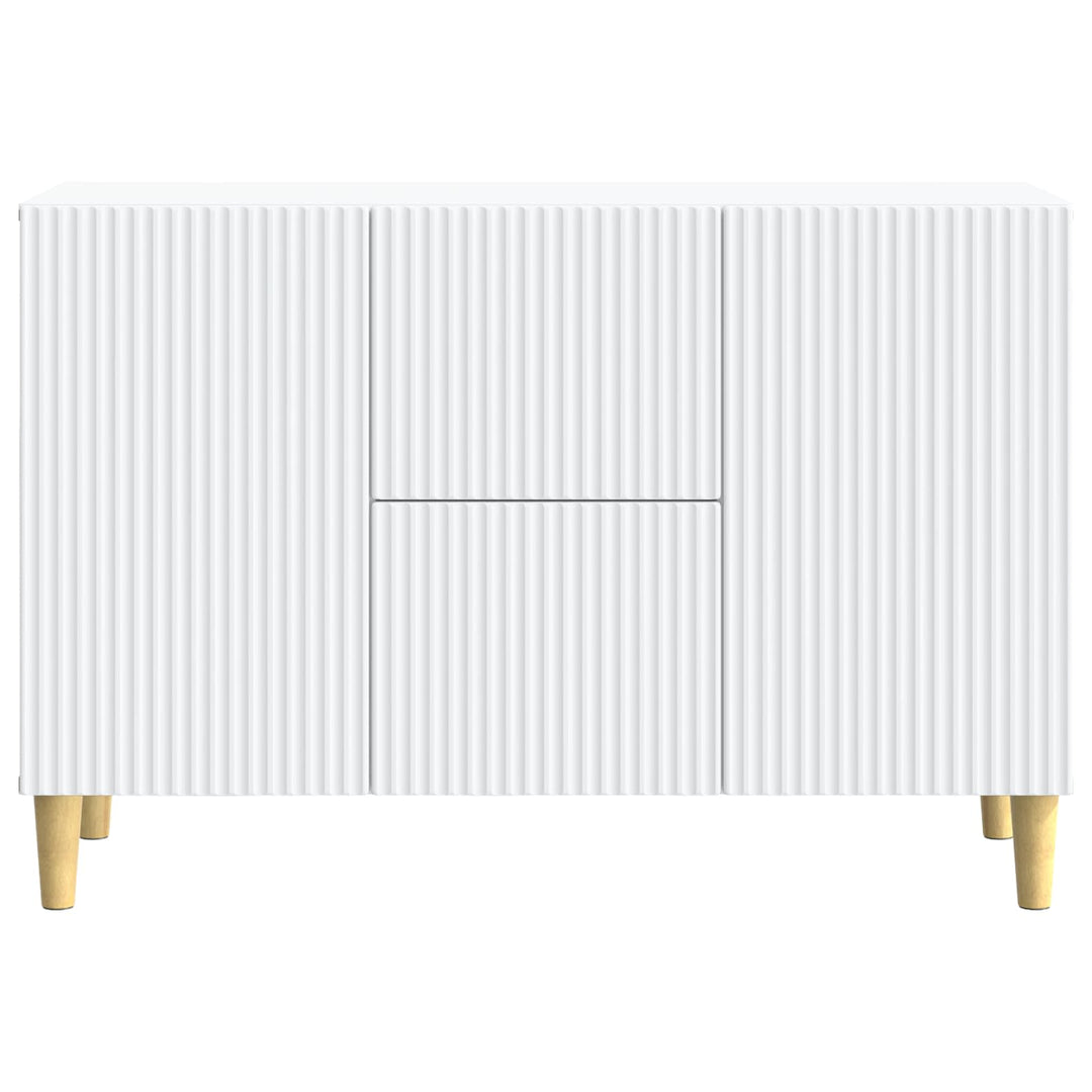 Sideboard Hvid 89 x 34,5 x 60 cm Konstrueret træ