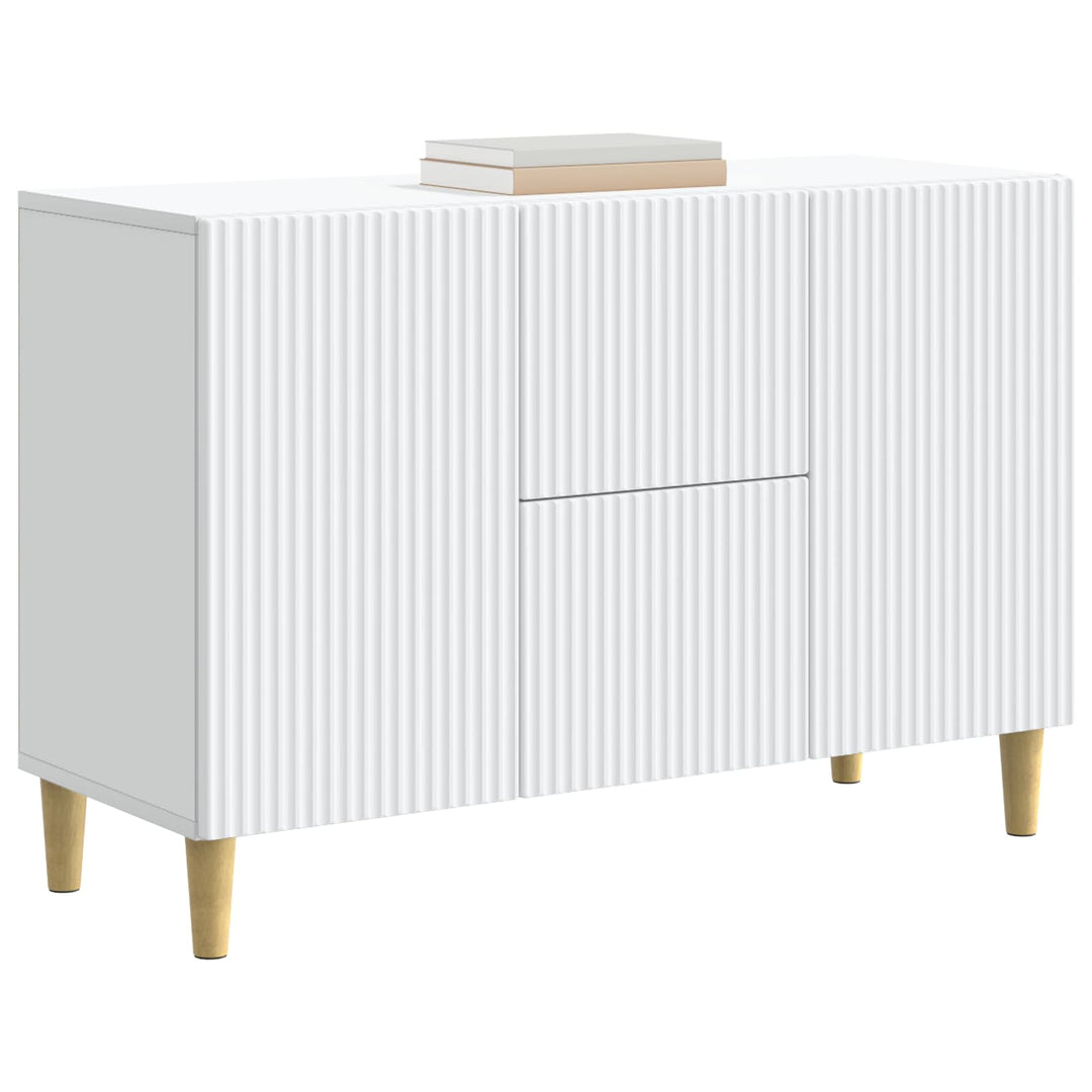 Sideboard Hvid 89 x 34,5 x 60 cm Konstrueret træ