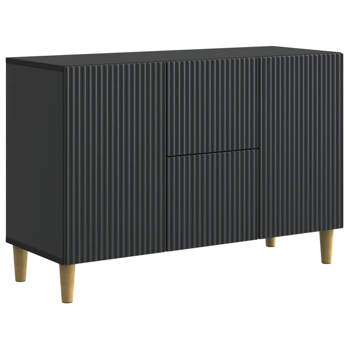 Sideboard Sort 89 x 34,5 x 60 cm Konstrueret træ