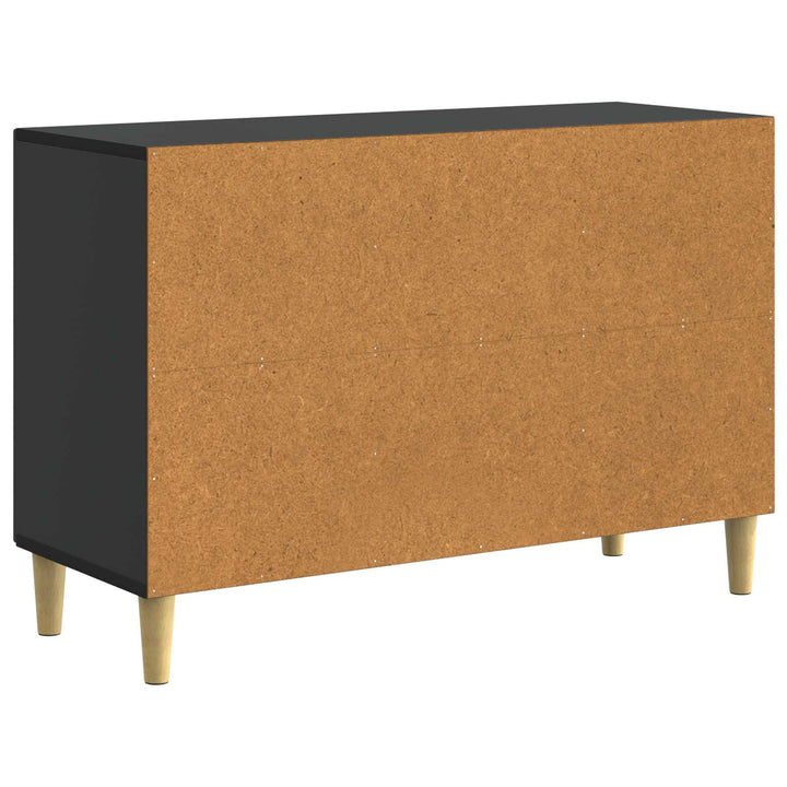 Sideboard Sort 89 x 34,5 x 60 cm Konstrueret træ