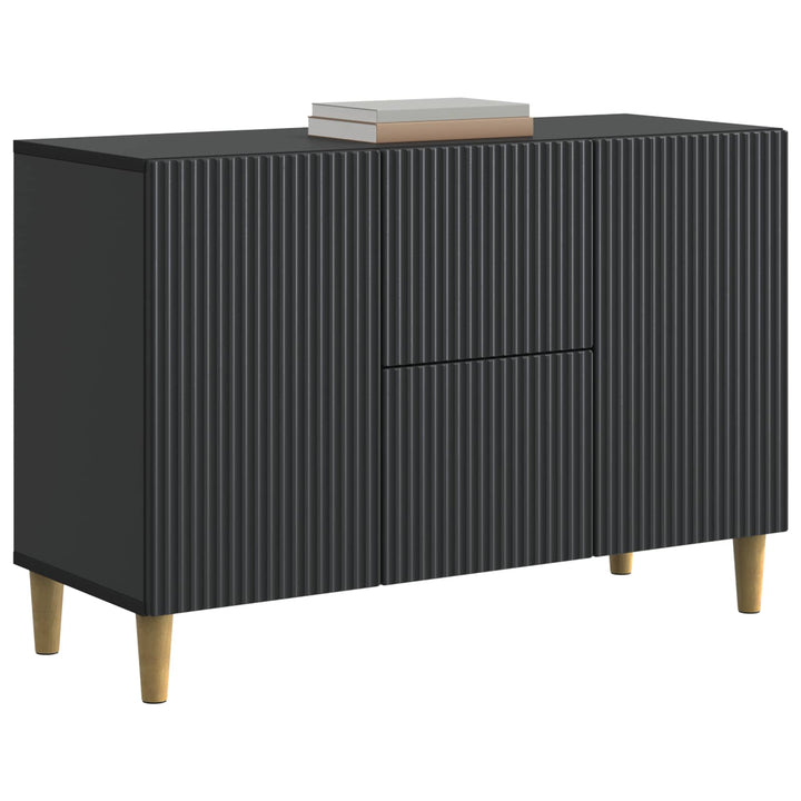 Sideboard Sort 89 x 34,5 x 60 cm Konstrueret træ