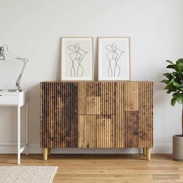 Sideboard Gammelt træ 89 x 34,5 x 60 cm Konstrueret træ