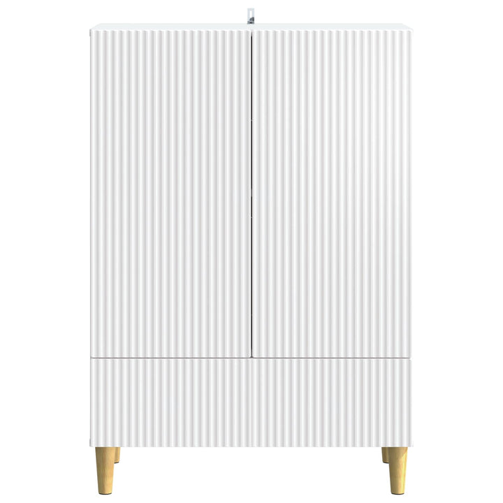 Sideboard Hvid 66 x 34,5 x 95 cm Konstrueret træ