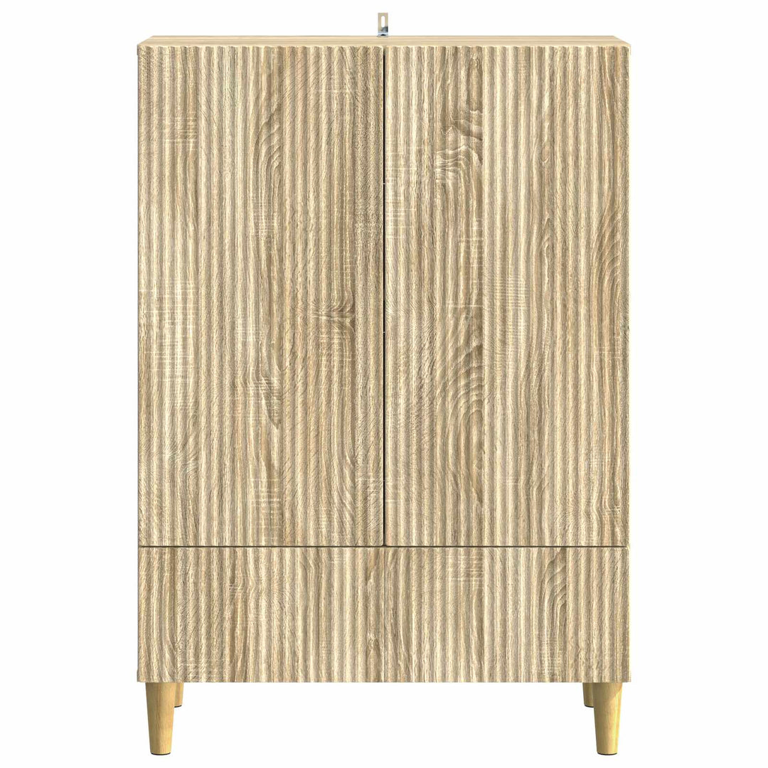 Sideboard Sonoma-eg 66 x 34,5 x 95 cm Konstrueret træ