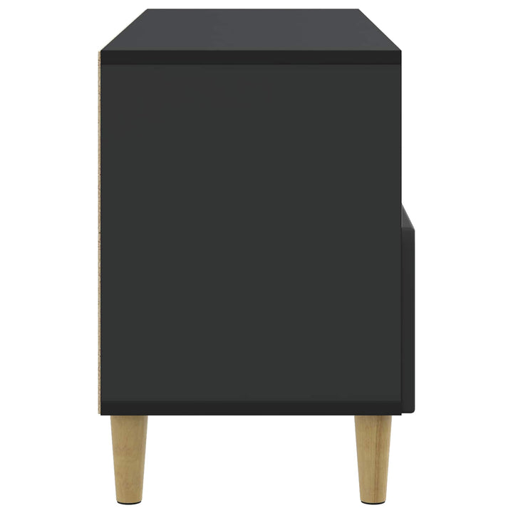 TV-skab med skuffe Sort 102 x 34,5 x 50 cm Konstrueret træ