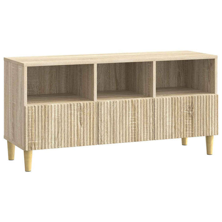 TV-skab med skuffe Sonoma-eg 102 x 34,5 x 50 cm Konstrueret træ