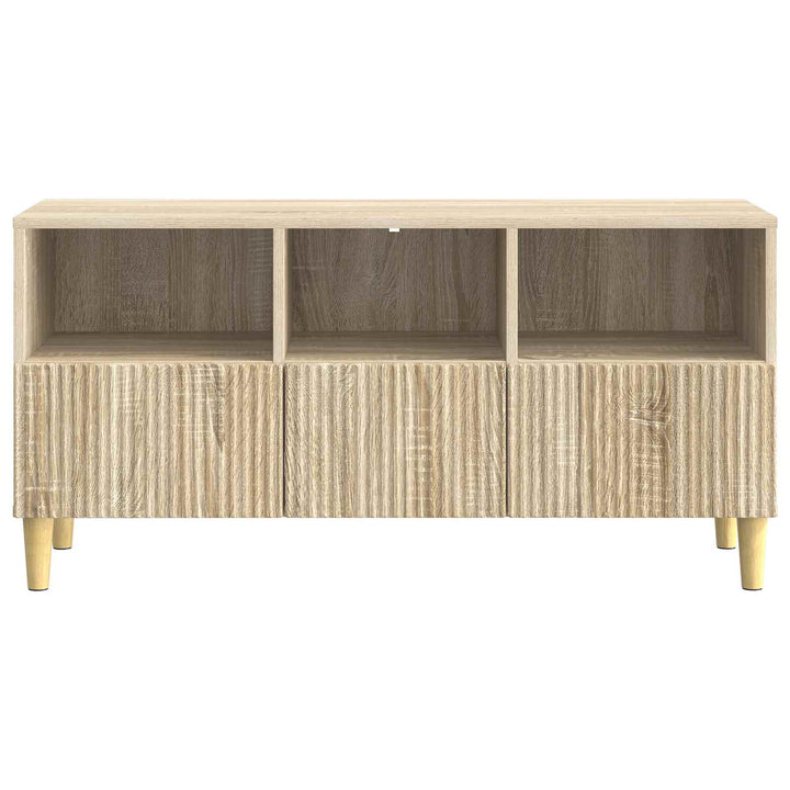 TV-skab med skuffe Sonoma-eg 102 x 34,5 x 50 cm Konstrueret træ