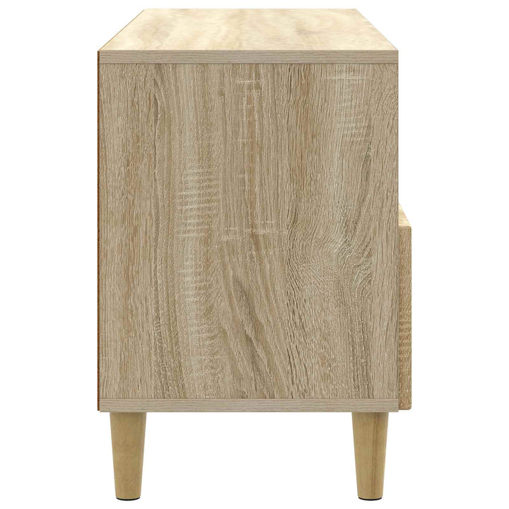 TV-skab med skuffe Sonoma-eg 102 x 34,5 x 50 cm Konstrueret træ