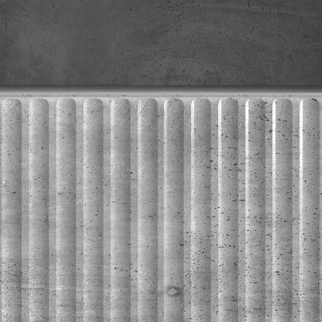 TV-skab med skuffe Betongrå 102 x 34,5 x 50 cm Konstrueret træ