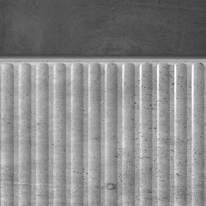 TV-skab med skuffe Betongrå 102 x 34,5 x 50 cm Konstrueret træ