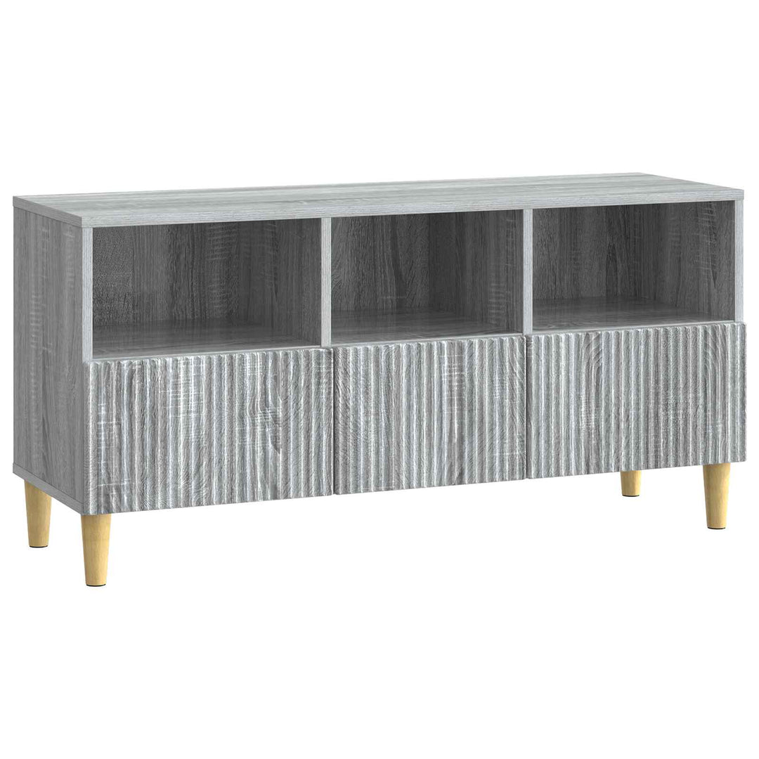 TV-skab 102 x 34,5 x 50 cm Grå sonoma-eg Konstrueret træ