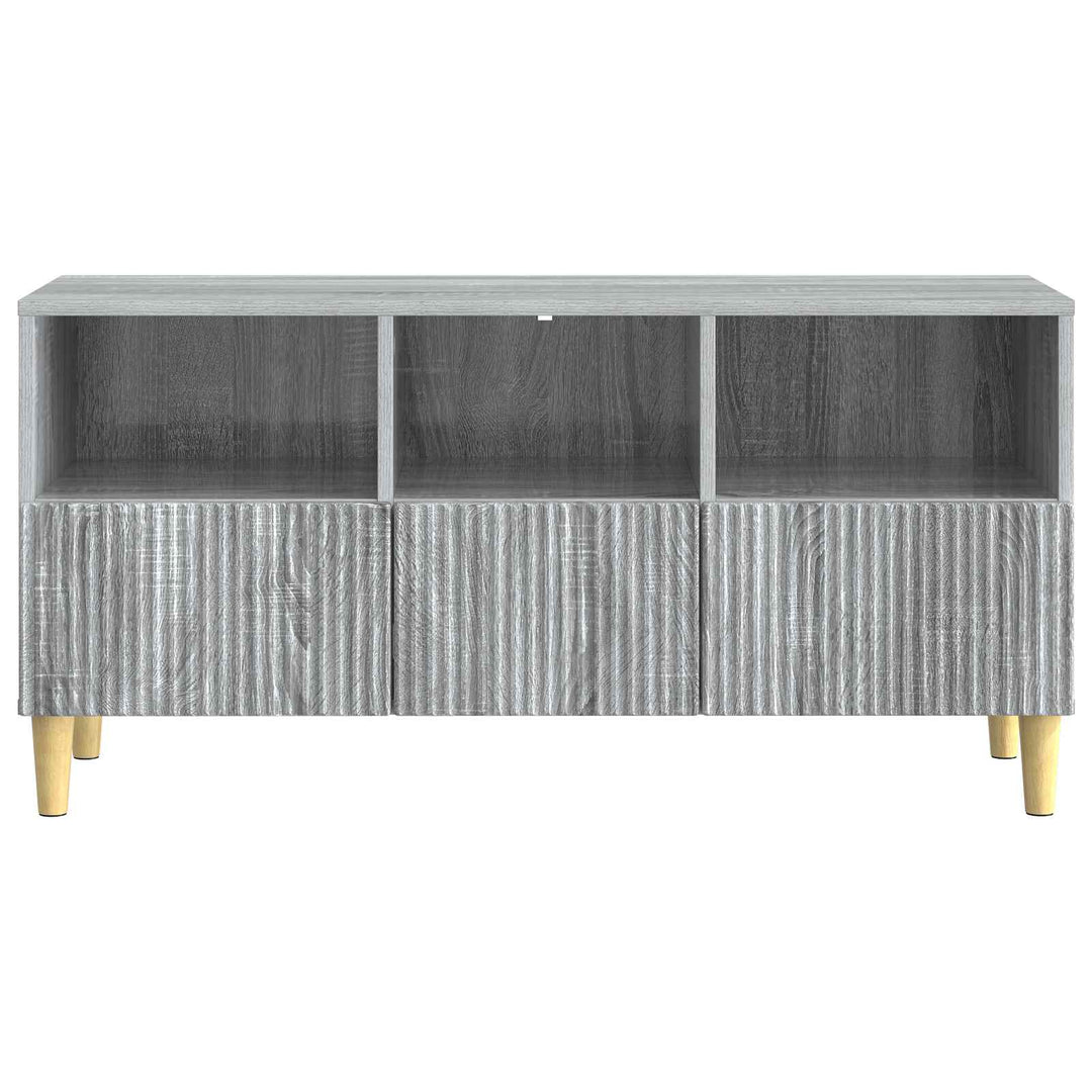 TV-skab 102 x 34,5 x 50 cm Grå sonoma-eg Konstrueret træ