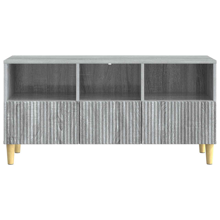 TV-skab 102 x 34,5 x 50 cm Grå sonoma-eg Konstrueret træ