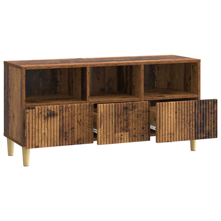 TV-skab Gammelt træ 102 x 34,5 x 50 cm Konstrueret træ