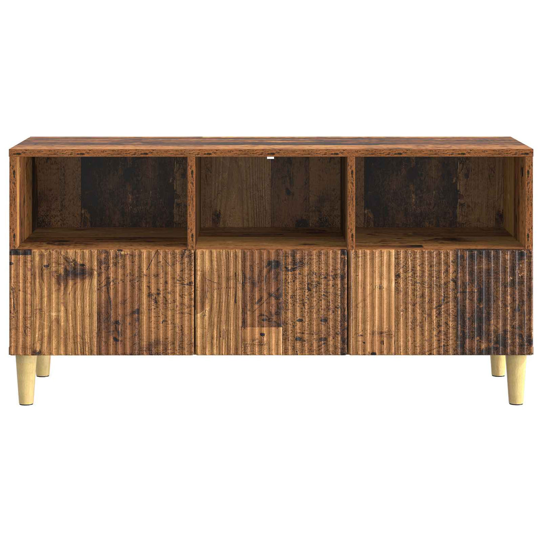 TV-skab Gammelt træ 102 x 34,5 x 50 cm Konstrueret træ
