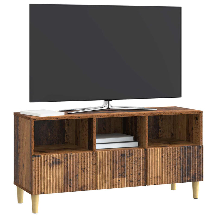 TV-skab Gammelt træ 102 x 34,5 x 50 cm Konstrueret træ