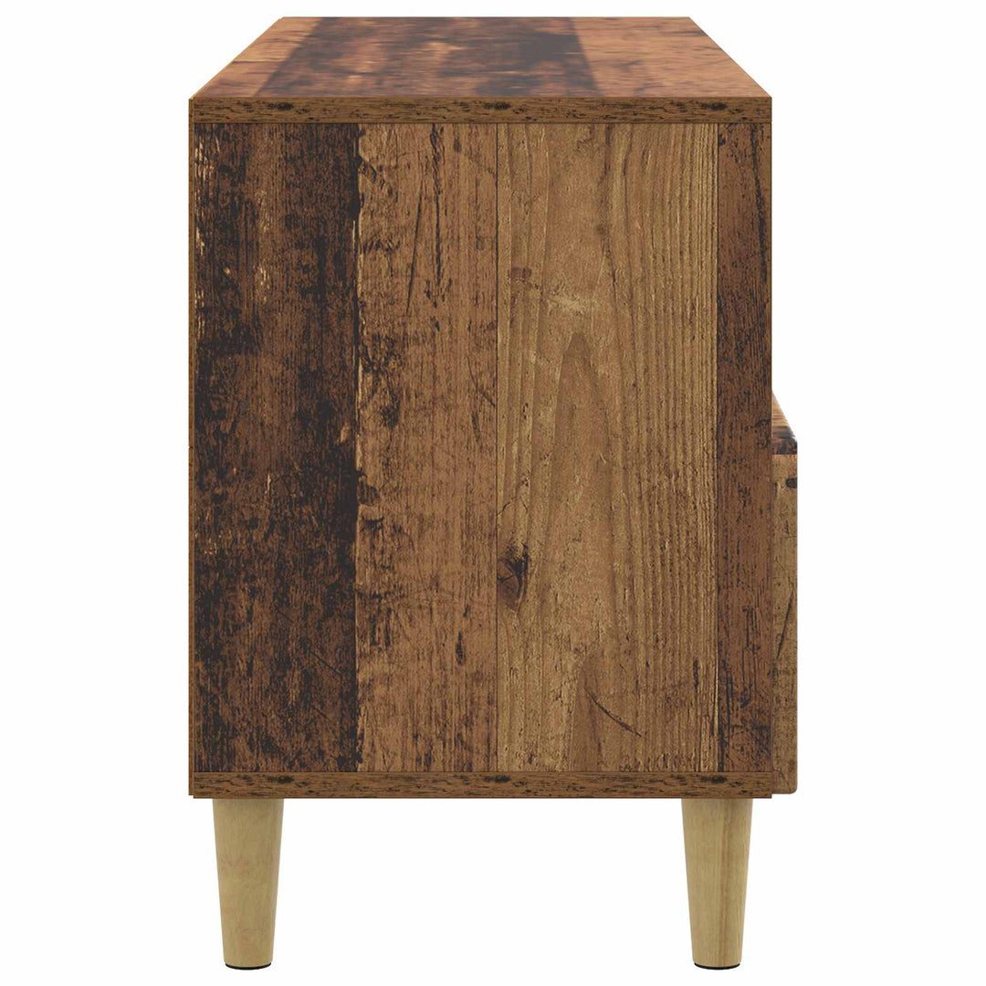 TV-skab Gammelt træ 102 x 34,5 x 50 cm Konstrueret træ