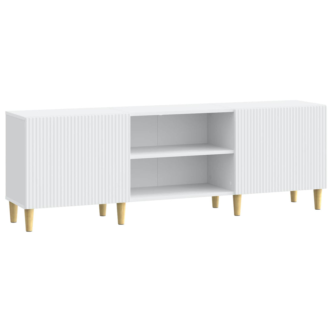 TV-skab Hvid 150 x 31 x 50 cm Konstrueret træ