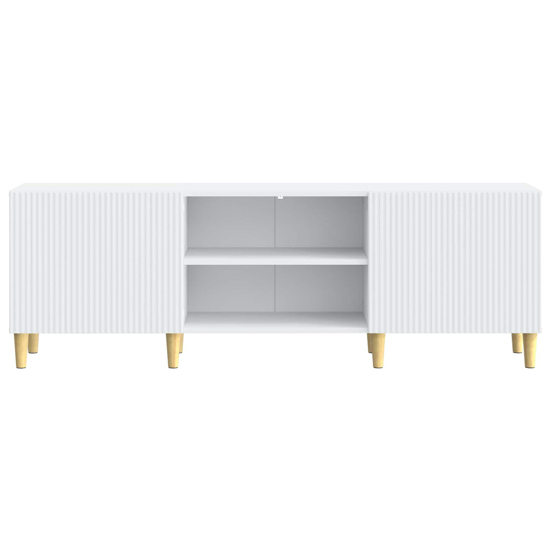 TV-skab Hvid 150 x 31 x 50 cm Konstrueret træ