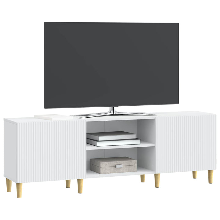 TV-skab Hvid 150 x 31 x 50 cm Konstrueret træ