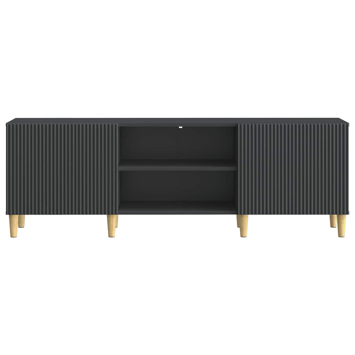 TV-skab Sort 150 x 31 x 50 cm Konstrueret træ