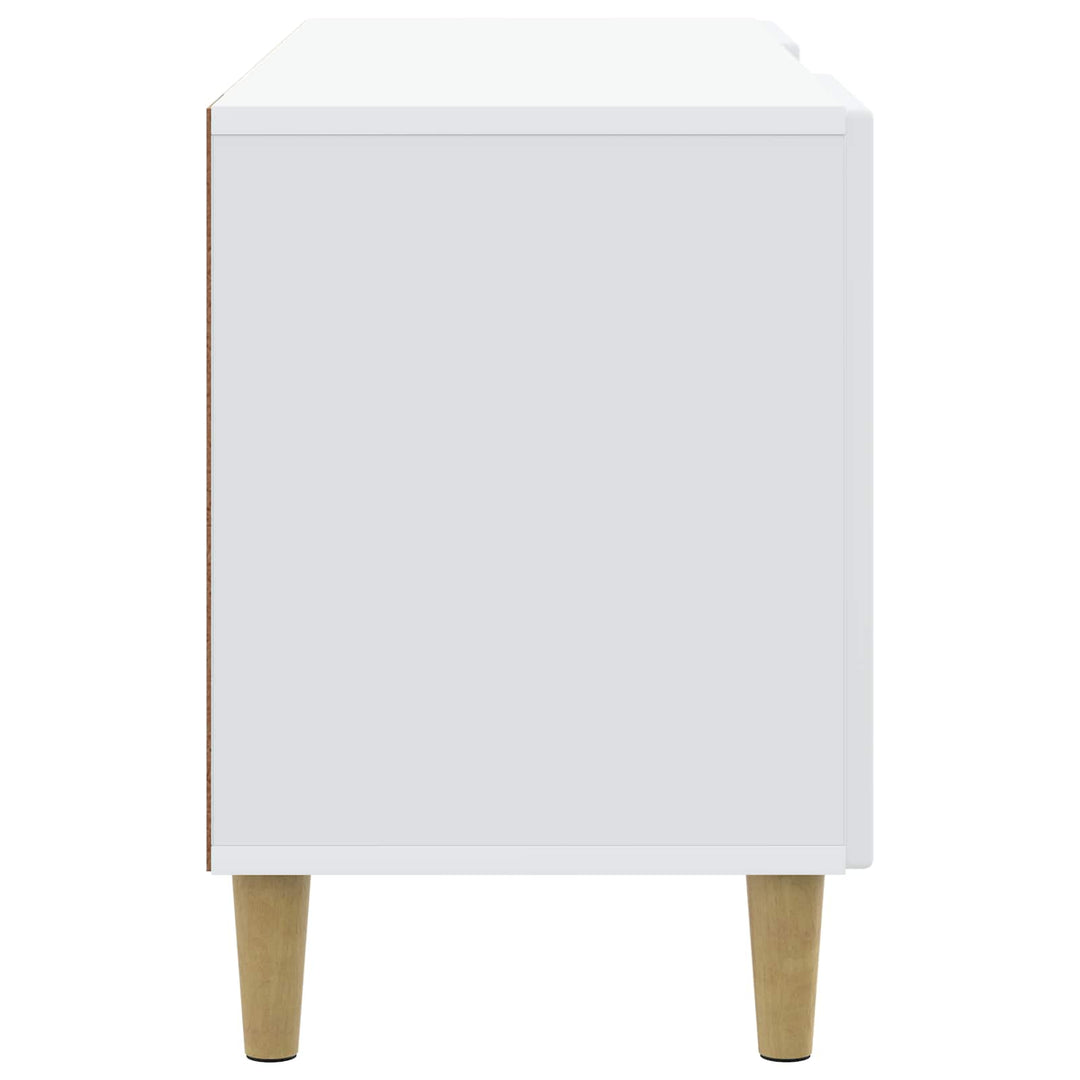 TV-skab Hvid 102 x 34,5 x 50 cm Konstrueret træ