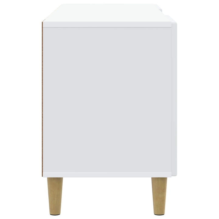 TV-skab Hvid 102 x 34,5 x 50 cm Konstrueret træ