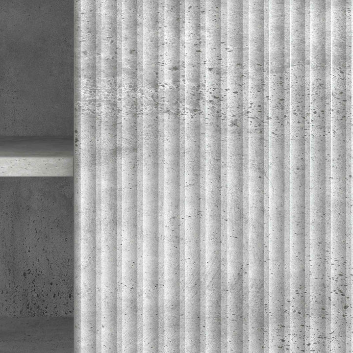 TV-skab Betongrå 102 x 34,5 x 50 cm Konstrueret træ