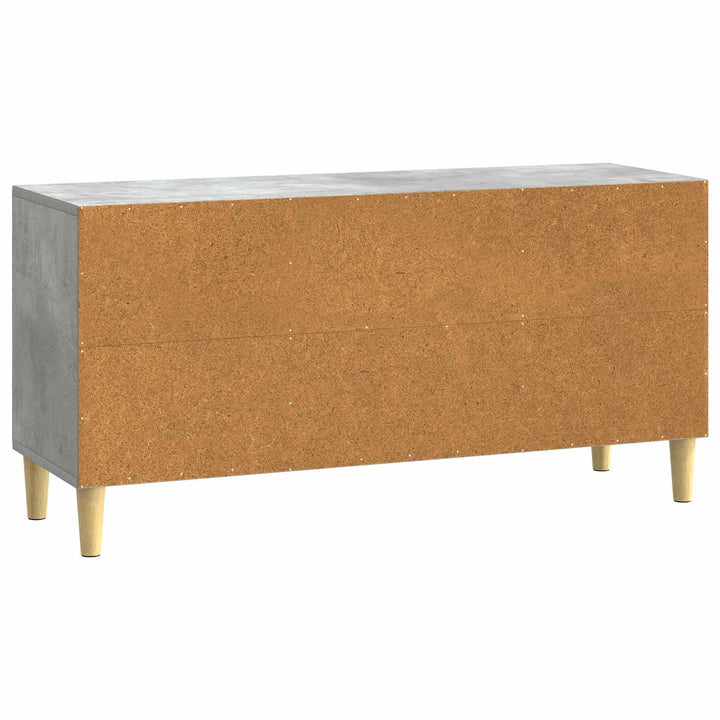 TV-skab Betongrå 102 x 34,5 x 50 cm Konstrueret træ