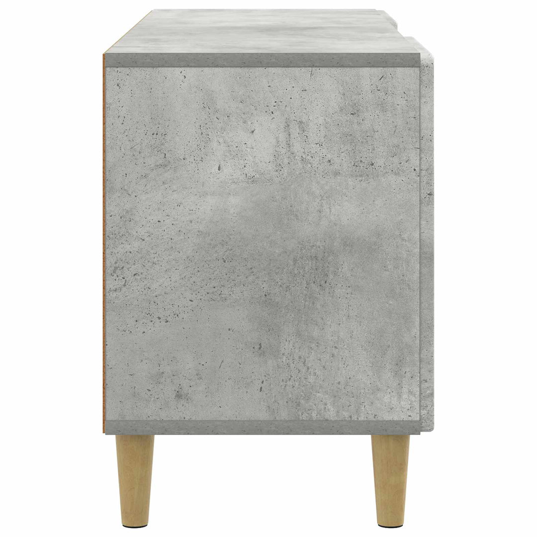 TV-skab Betongrå 102 x 34,5 x 50 cm Konstrueret træ