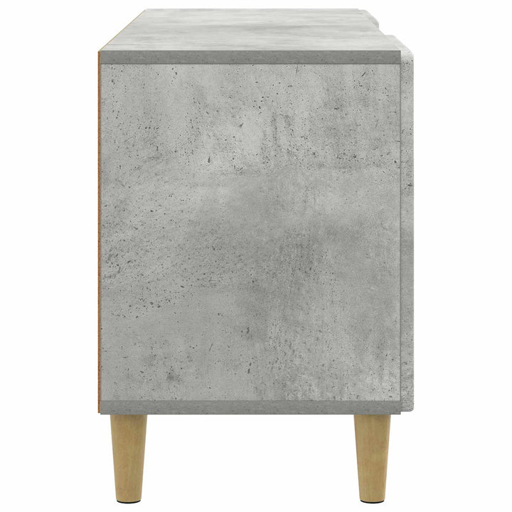 TV-skab Betongrå 102 x 34,5 x 50 cm Konstrueret træ