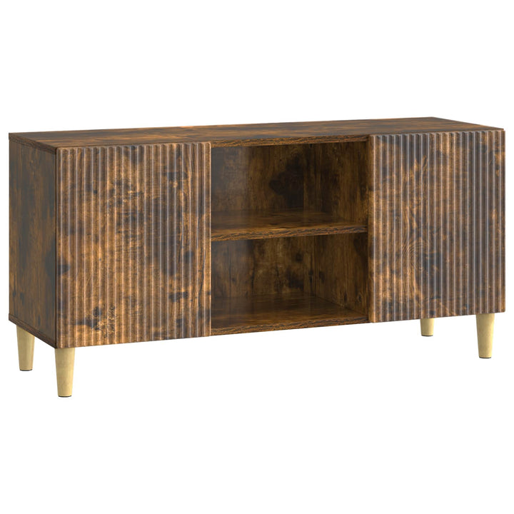 TV-skab 102 x 34,5 x 50 cm Røget eg Konstrueret træ